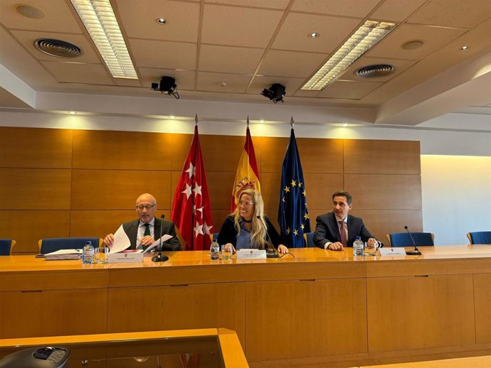 La consejera de Economía, Hacienda y Empleo, Rocío Albert, en la presentación de la memoria de ejecución de los fondos del Mecanismo de Recuperación y Resiliencia (MRR).