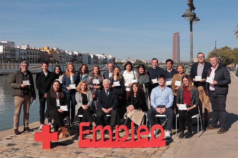 Acto de entrega de los reconocimientos a empresas en Sevilla.