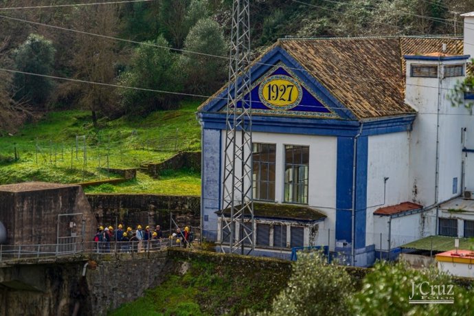 Visita central hidroeléctrica de Cala (provincia de Sevilla) de Endesa.