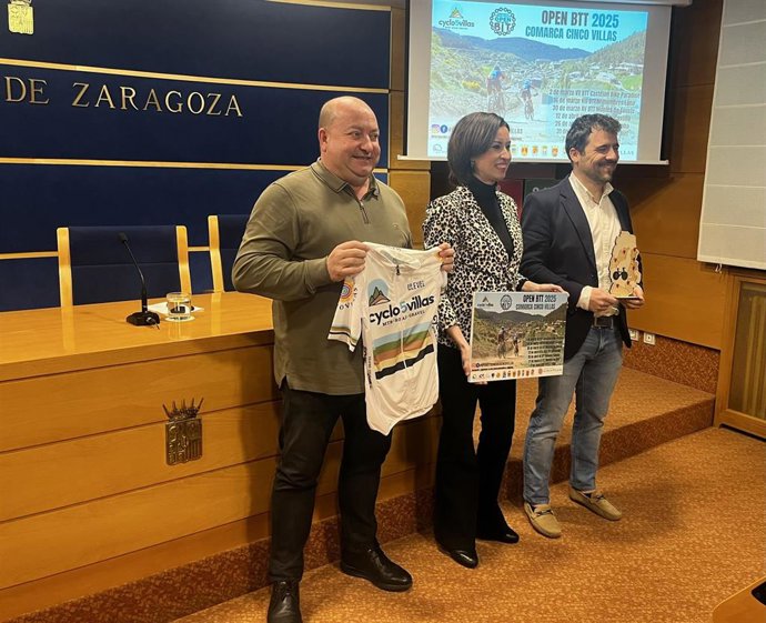 Presentación del Open BTT Comarca Cinco Villas.