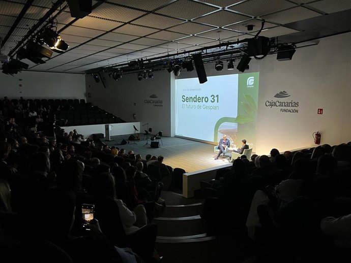 Coloquio protagonizado por el consejero delegado de Gesplan, Miguel Ángel Pérez, para presentar la nueva imagen corporativa de la compañía