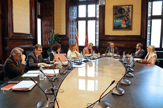Reunión de la Mesa del Parlament