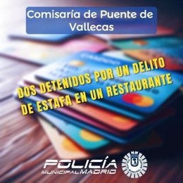 Hallan 21.000 euros escondidos y supuestas prendas robadas en un bar de Vallecas tras el robo de una tarjeta