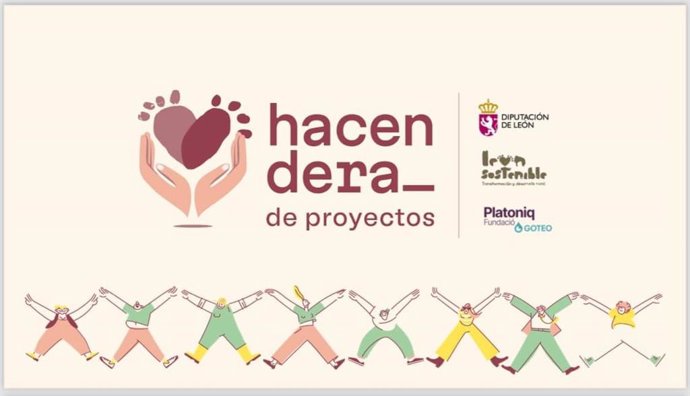 Cartel anunciador de la 'Hacendera de Proyectos' de la Diputación de León