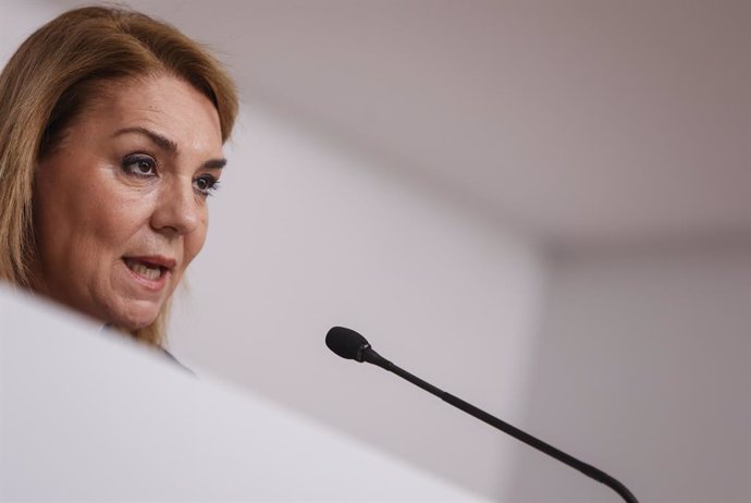 Archivo - Arxiu - La vicepresidenta del Consell , consellera de Servicis Socials, Igualtat i Habitatge i portaveu, Susana Camarero.