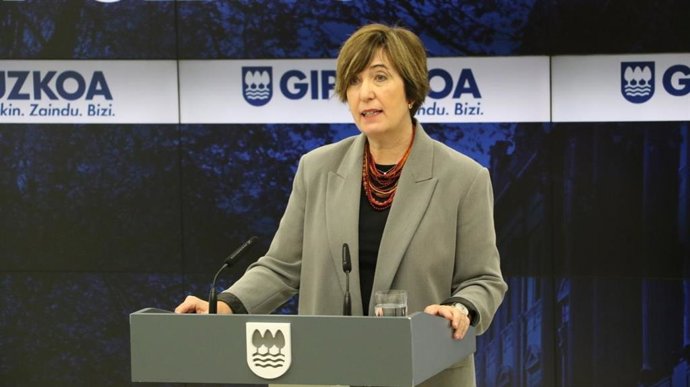 La portavoz de la Diputación de Gipuzkoa, Irune Berasaluze