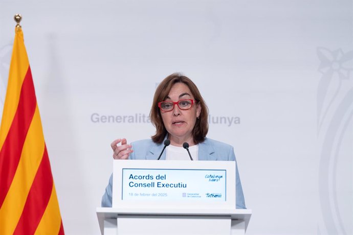 La portaveu del Govern de la Generalitat, Sílvia Paneque