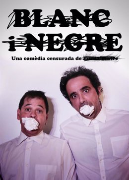 Cartel de la obra 'Blanc i Negre'