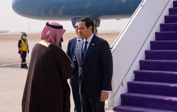El secretari d'estat nord-americà, Marco Rubio, a l'Aràbia Saudita