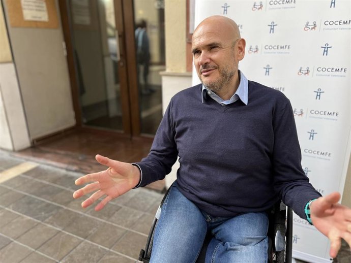 El presidente de COCEMFE nacional, Anxo Queiruga