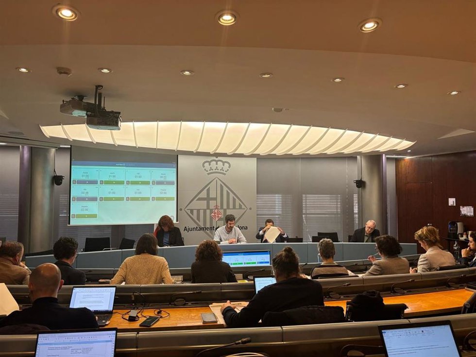 Comisión de Urbanismo este martes en el Ayuntamiento de Barcelona