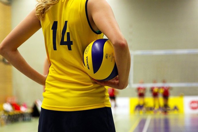 Archivo - Imagen de archivo de un club de voley.