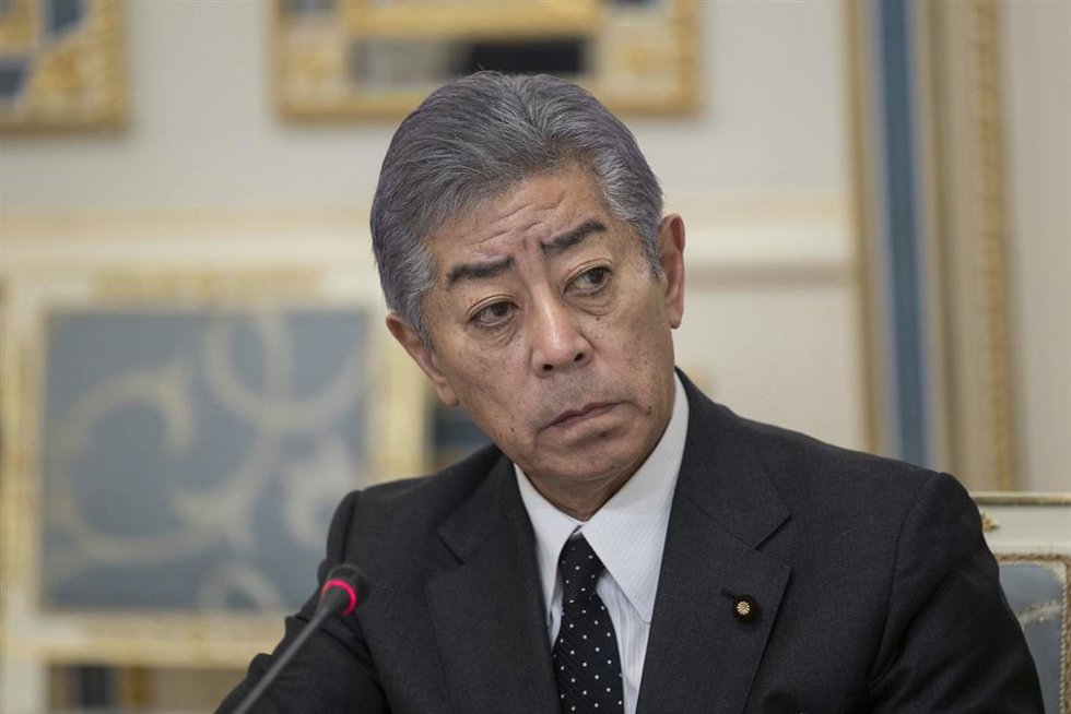 Archivo - El ministro de Exteriores de Japón, Takeshi Iwaya. 