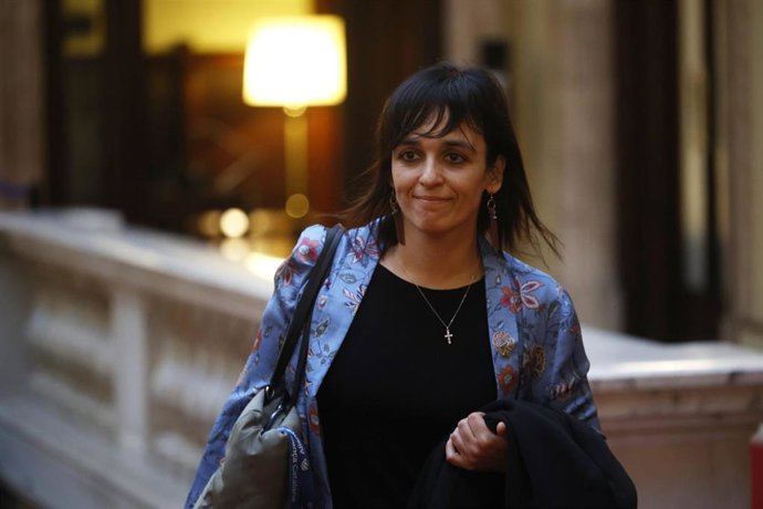 Archivo - La alcaldesa de Ripoll (Girona) y líder de Aliança Catalana, Sílvia Orriols, en el Parlament