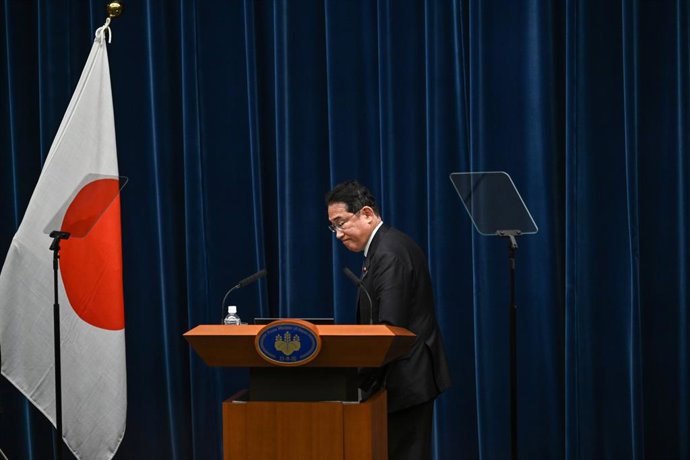 Archivo - Arquivo - Imagem de arquivo do ex-primeiro-ministro do Japão Fumio Kishida