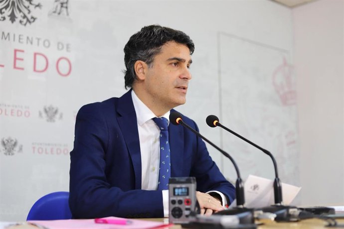 Archivo - El portavoz municipal de Toledo, Juan José Alcalde.