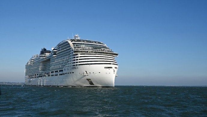 El MSC World America completa con éxito sus pruebas de navegación previas a su inauguración en abril.