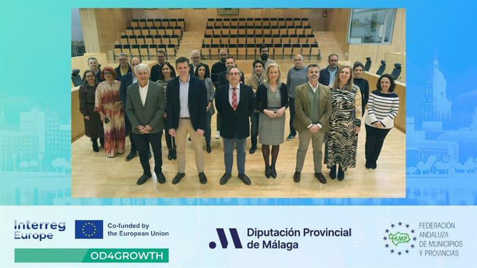 Diputación de Málaga acoge el cuarto encuentro del proyecto europeo OD4GROWTH, liderado por la FAMP