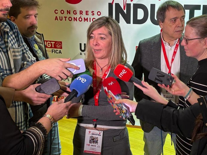 La nueva secretaria general de la Federación de Industria, Construcción y Agro de UGT Castilla y León, Sandra Vega.
