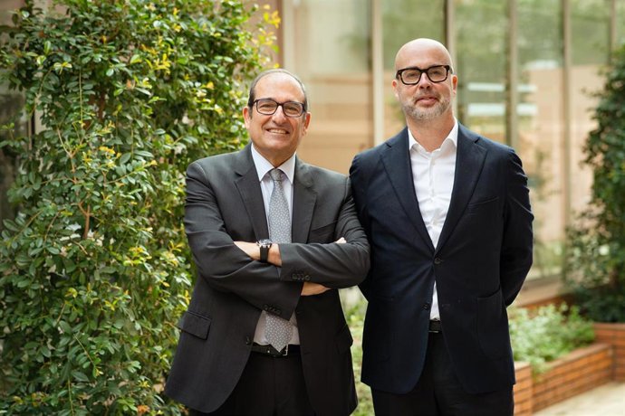 Archivo - El consejero delegado de ERSM, Ricardo Soler, y el director general, Salvador Vilallonga.