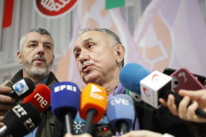 UGT Andalucía clausura su XIII Congreso Ordinario en un acto en el que interviene la vicepresidenta segunda y ministra de Trabajo y Empleo Social, Yolanda Díaz, y el secretario general de UGT, Pepe Álvarez.