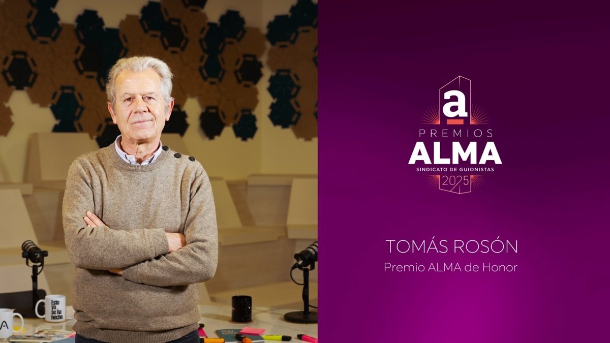 Tomás Rosón, scriptwriter lawyer and intellectual property expert, Alma de Honor 2025 Award