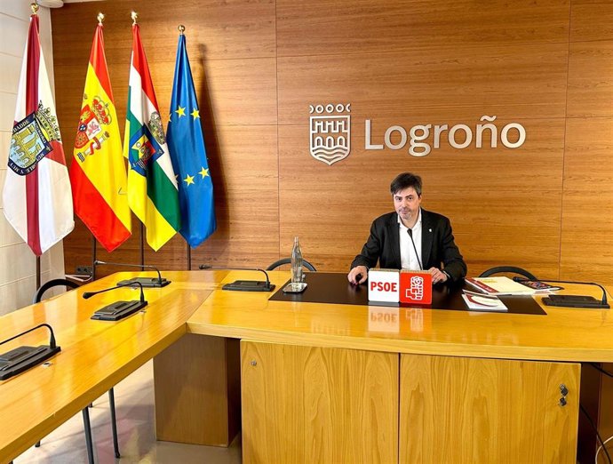 Luis Alonso, portavoz del Grupo Municipal del PSOE en el Ayuntamiento de Logroño