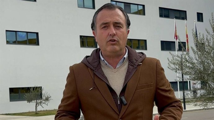 El presidente del Grupo Parlamentario VOX en las Cortes de Castilla-La Mancha, David Moreno.