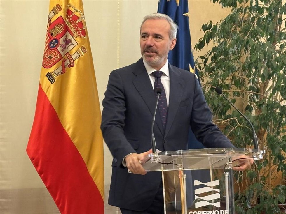 Archivo - El presidente del Gobierno de Aragón, Jorge Azcón.