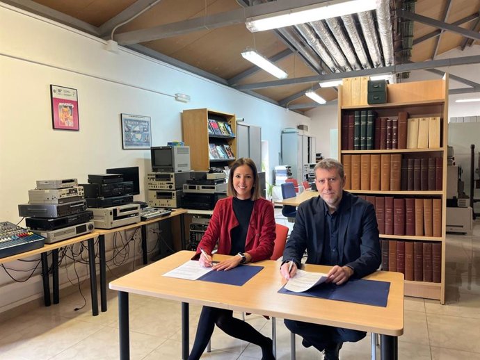 Antònia Roca y David Barro.