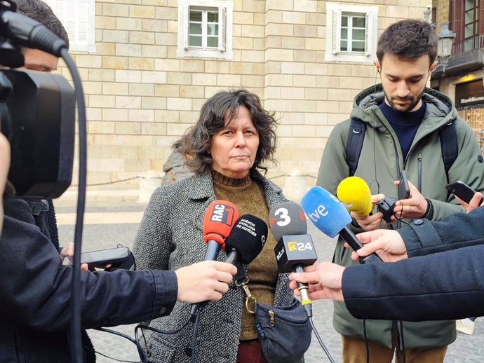 La diputada de la CUP al Parlament Pilar Castillejo 