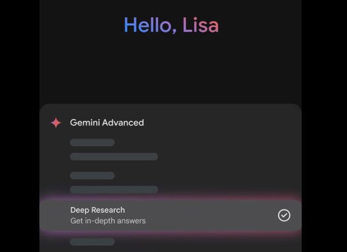 Pesquisa profunda em Gemini Advanced