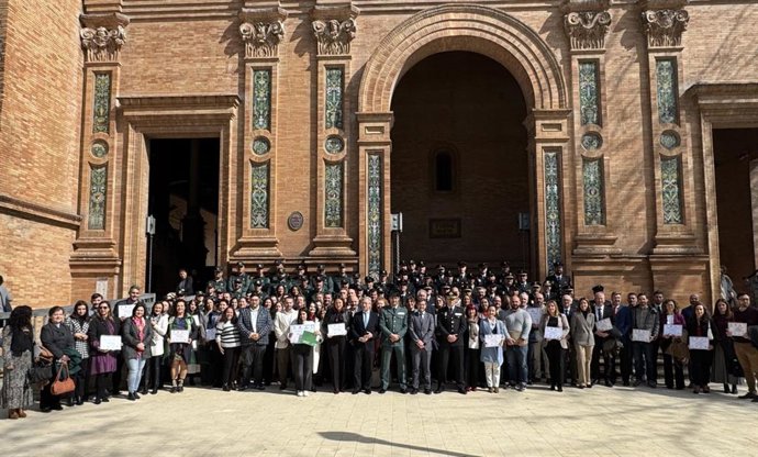 Entrega de reconocimientos del Plan Director en Sevilla.