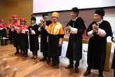 Foto: El expresidente colombiano, Juan Manuel Santos, primer honoris causa de Campus Iberus