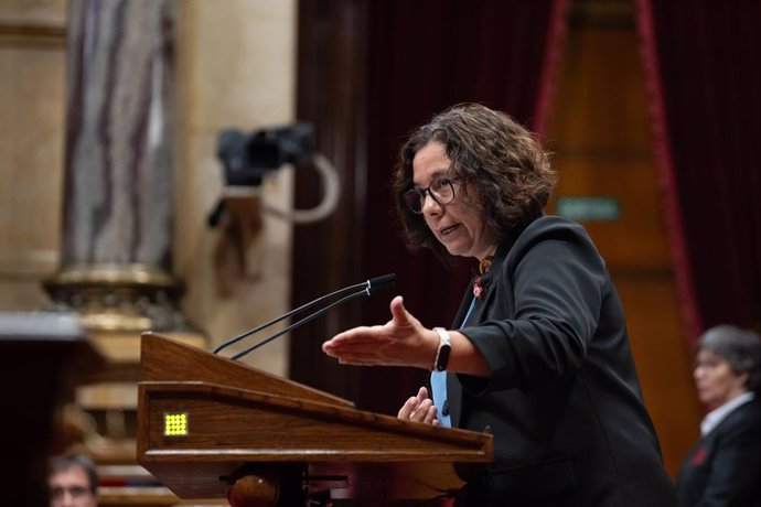 Archivo - La diputada dels Comuns al Parlament, Susanna Segovia