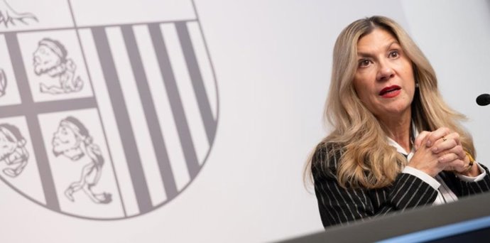 La portavoz del Gobierno de Aragón, Mar Vaquero.