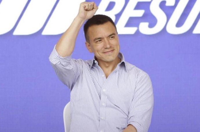 Archivo - Arquivo - Presidente do Equador, Daniel Noboa