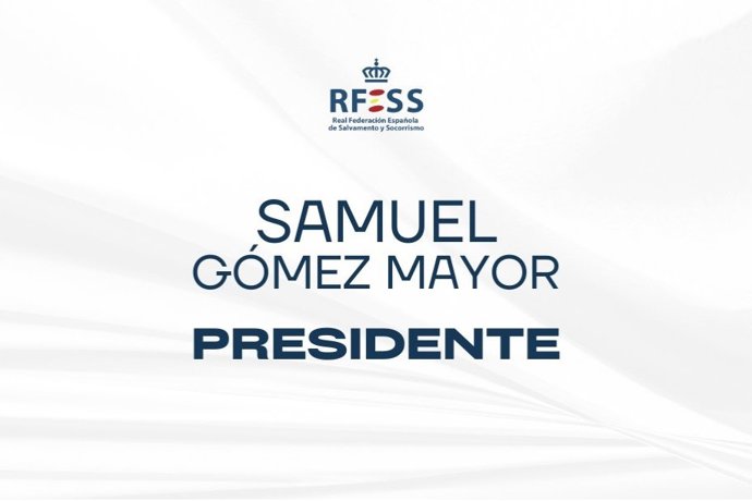 Samuel Gómez Mayor, nuevo presidente de la Real Federación Española de Salvamento y Socorrismo.