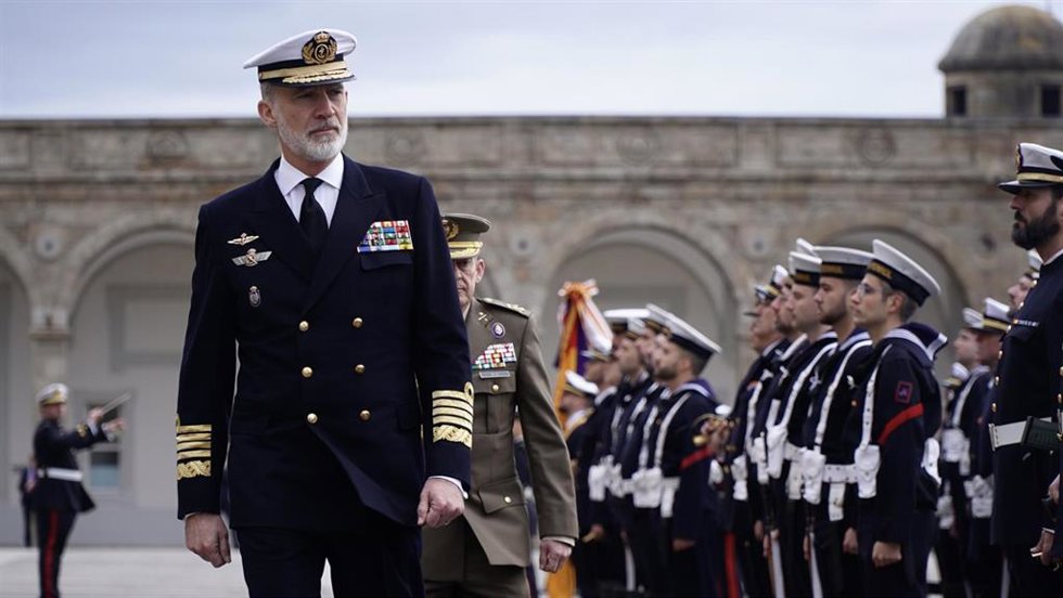 El Rey Felipe VI visita el Arsenal Militar de Ferrol