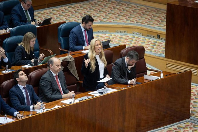 La consejera de Economía, Hacienda y Empleo de la Comunidad de Madrid, Rocío Albert