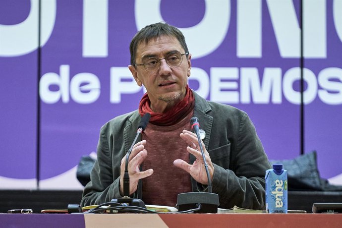 Archivo - El cofundador de Podem Juan Carlos Monedero 