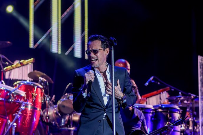 Archivo - El artista Marc Anthony actúa en un concierto en IFEMA MADRID LIVE en el recinto ferial de Ifema Madrid, a 21 de junio de 2022, en Madrid (España). Marc Anthony llega a España para hacer disfrutar a los asistentes con los temas de su gira “Pa’ll