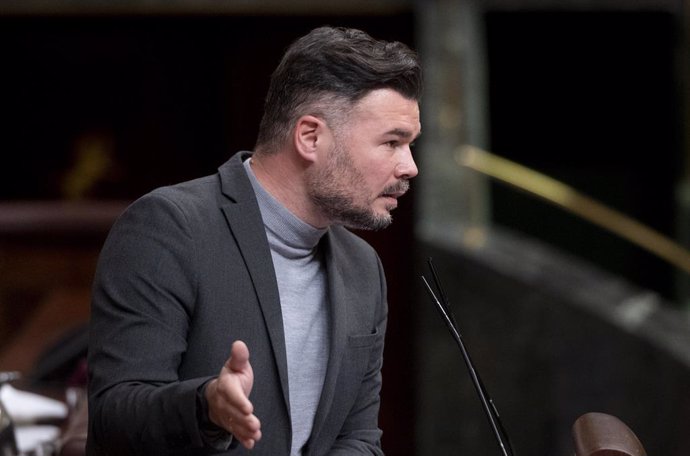 El portaveu d'ERC al Congrés, Gabriel Rufián