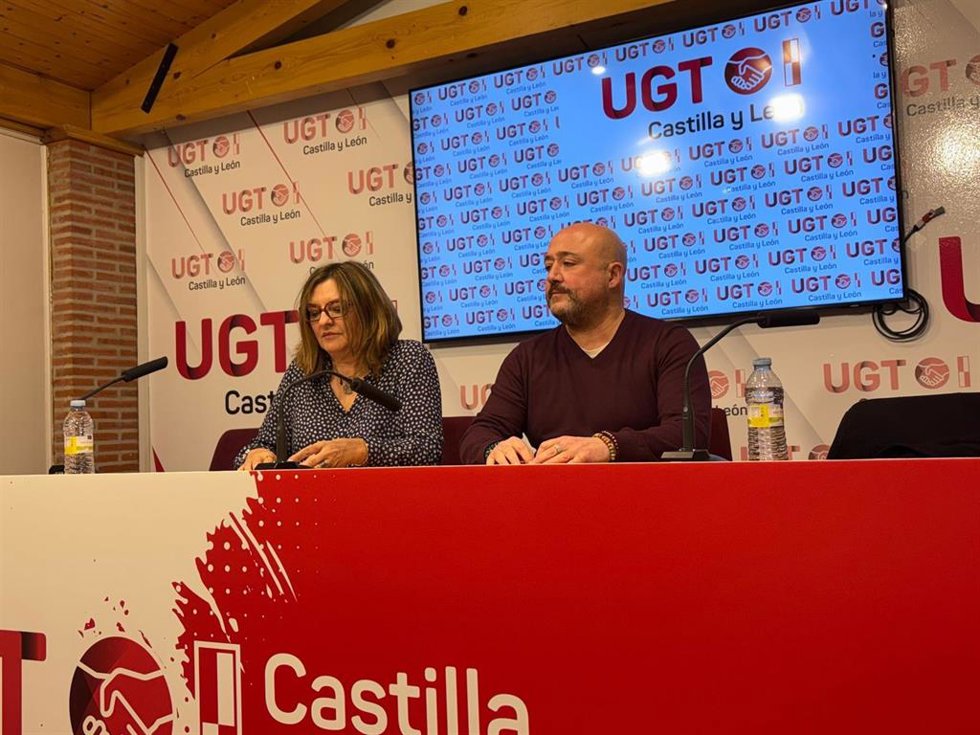 Presentación de un informe sobre brecha salarial en CyL por parte de UGT.