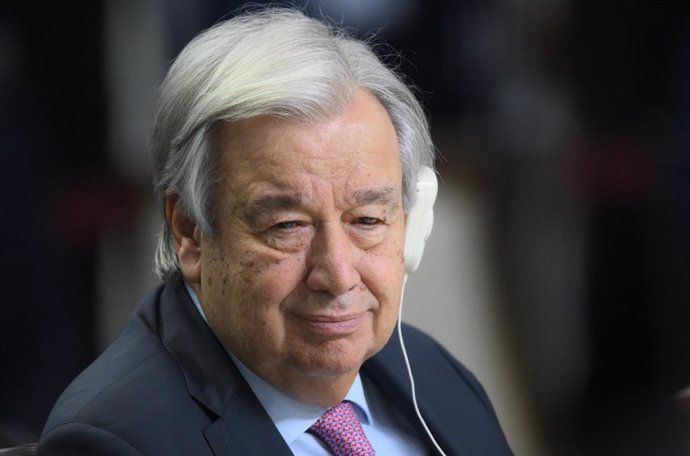 Archivo - El secretario general de la ONU, António Guterres.