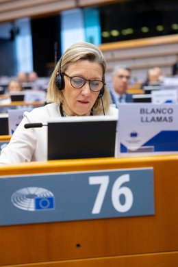 Isabel Blanco Llamas en el Pleno del Comité de las Regiones.
