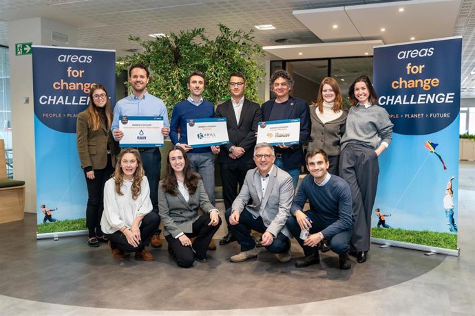Ganadores de la tercera edición de 'Areas for change'.