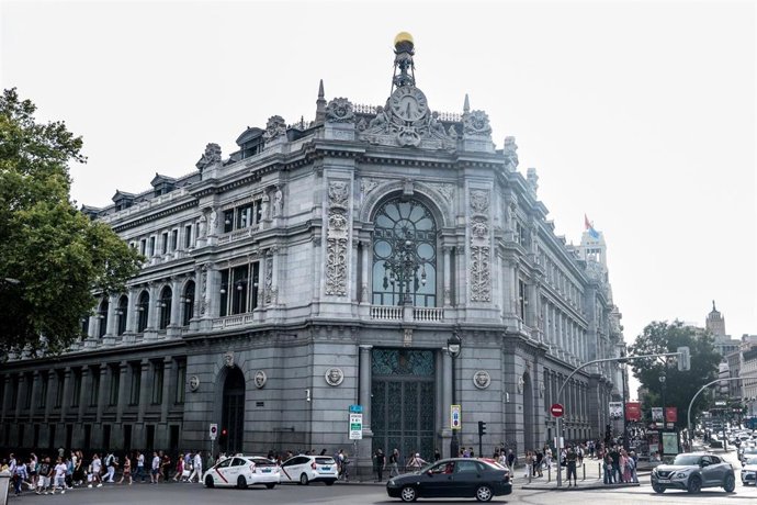 Archivo - Fachada del Banco de España, a 7 de septiembre de 2024, en Madrid (España).