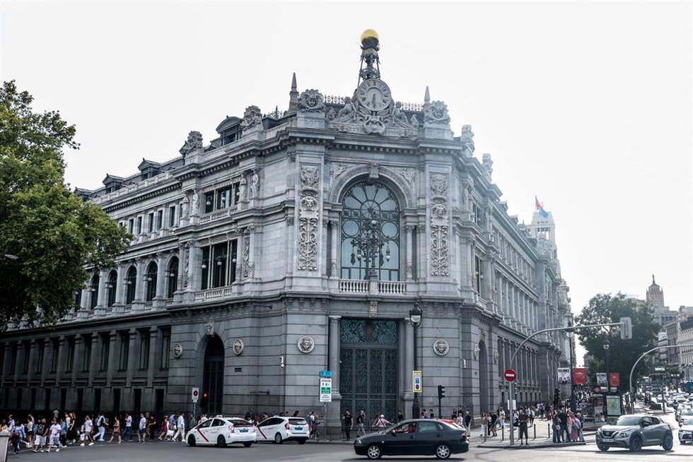 Archivo - Fachada del Banco de España, a 7 de septiembre de 2024, en Madrid (España).