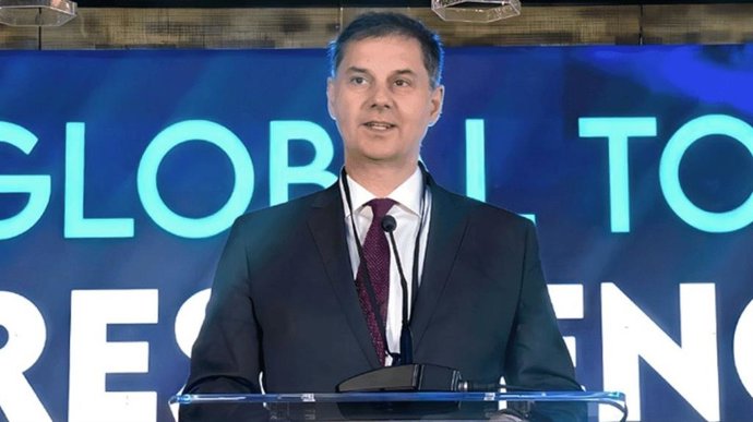 El candidato a nuevo secretario general de ONU Turismo, el griego Harry Theoharis.